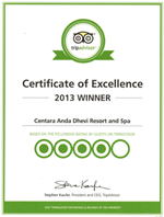 Trip Advisor Certificate 2013